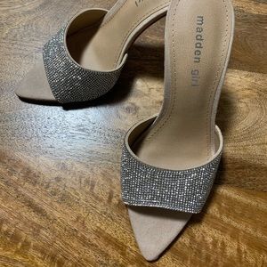 Madden Girl Nude Bling Heels